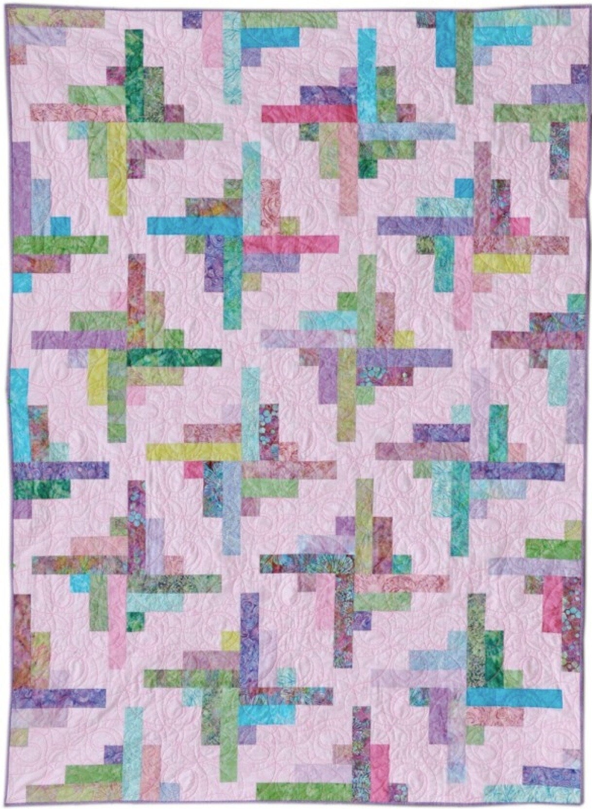 Amelie Scott Designs Whirygig Quilt Pattern Finished Size: 58"x81"