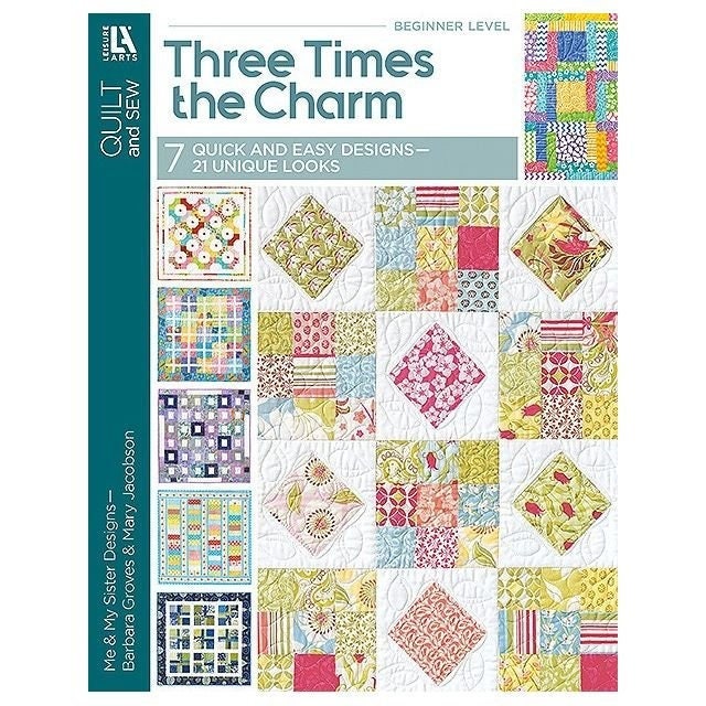 Me & My Sister Designs Three Times the Charm Pattern Book (7 Patterns Per Book)