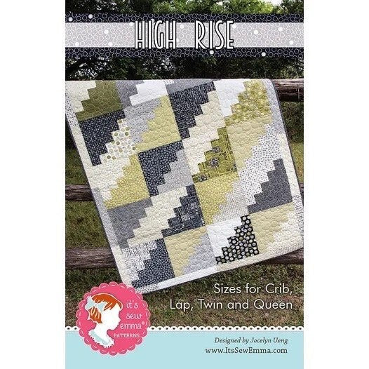 It's Sew Emma High Rise Quilt Pattern (4 Size Variations Per Pattern)