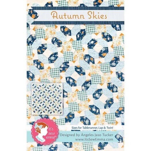 It's Sew Emma Autumn Skies Quilt Pattern (3 Size Variations Per Pattern)