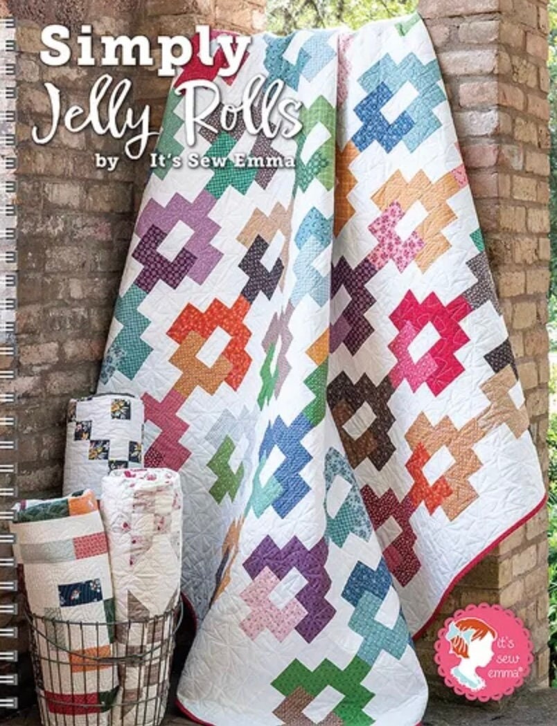 It’s Sew Emma Simply Jelly Rolls Pattern Book (16 Projects Per Book)