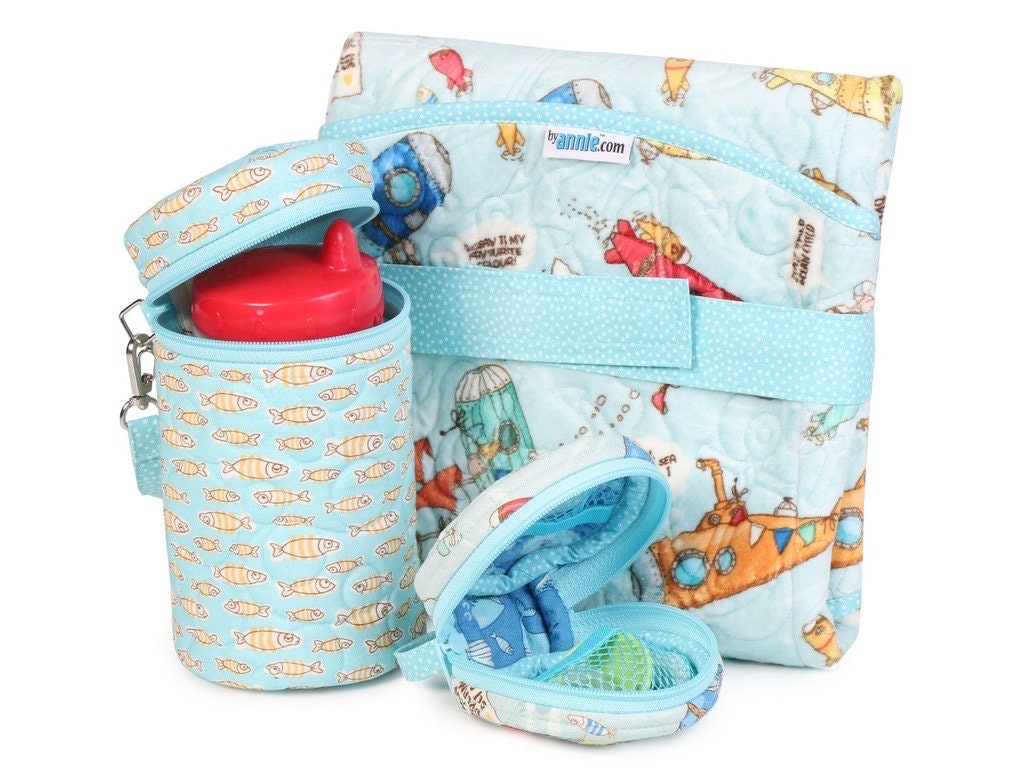 ByAnnie Baby Travel Accessories Pattern (3 Projects Per Pattern) (14 Colors of 18"x54" Mesh Packs Sold Separately)