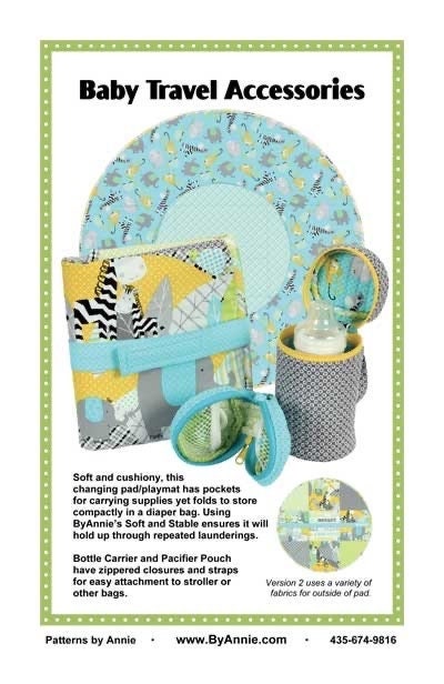 ByAnnie Baby Travel Accessories Pattern (3 Projects Per Pattern) (14 Colors of 18"x54" Mesh Packs Sold Separately)