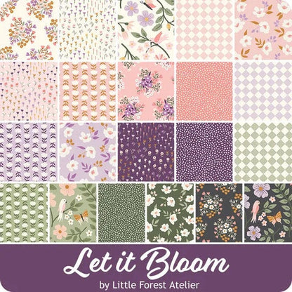 Riley Blake Let It Bloom Fabric Collection 5" Stacker (42 Pieces)