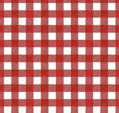 WIDEBACKS! Riley Blake White as Snow Fabric Collection Red Buffalo Plaid Wideback ( 107"-108" Width) Premium 100% Cotton Fabrics