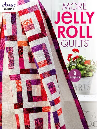 Annie's Quilting More Jelly Roll Quilts Pattern Book (8 Projects per book)