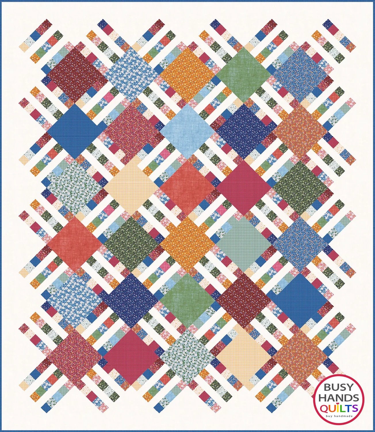 Busy Hands Quilts Home Awaits Quilt Pattern (6 Size Variations Per Pattern)