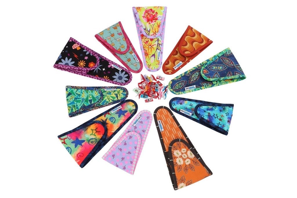 ByAnnie Cut It Out Scissor Pouch Pattern (2 Size Variations Per Pattern) (14 Colors of 18"x54" Mesh Packs Sold Separately)