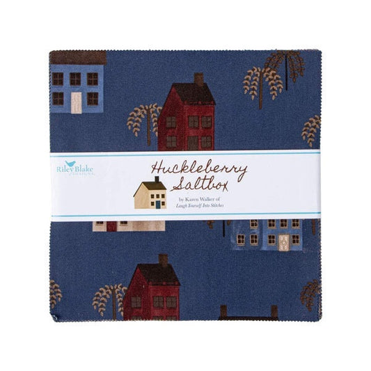 Riley Blake Huckleberry Saltbox Fabric Collection 10" Stacker (42 Pieces)