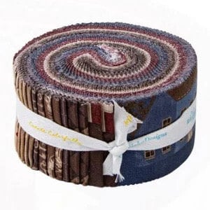 Riley Blake Huckleberry Saltbox Fabric Collection 2.5" Rolie Poile