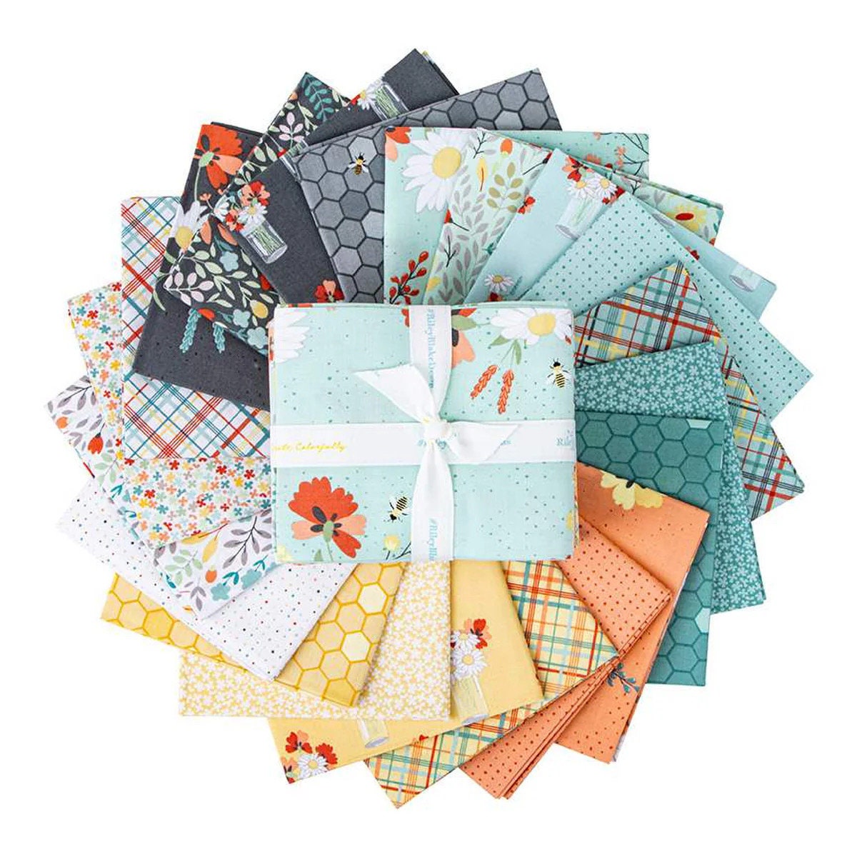 Riley Blake Sunshine & Sweet Tea Fabric Collection 21 Fat Quarter Bundle