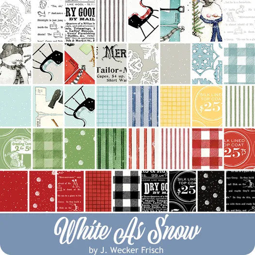 WIDEBACKS! Riley Blake White as Snow Fabric Collection Red Buffalo Plaid Wideback ( 107"-108" Width) Premium 100% Cotton Fabrics