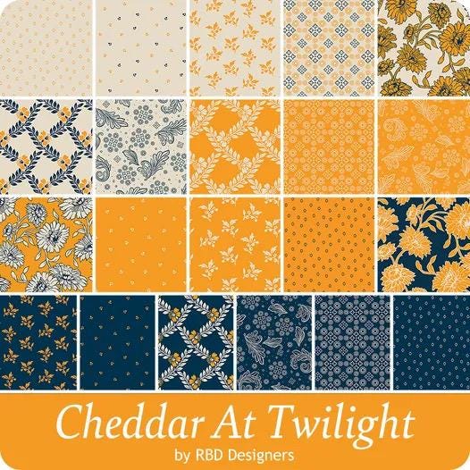 Riley Blake Peppermint Bark Quilt Kit Featuring Cheddar at Twilight Fabric Collection