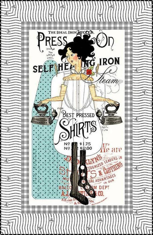 PREORDER Riley Blake Press On Quilt Kit Featuring J. Wecker Frisch Press On Fabric Collection SHIPS SEPT 2024