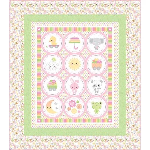 PREORDER Riley Blake Bundle of Joy Panel Quilt Kit Featuring Special Delivery Fabric Collection SHIPS OCT 2024