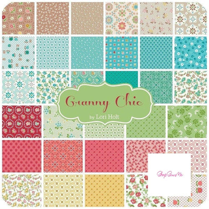 WIDEBACKS! Riley Blake Granny Chic Fabric Collection Vintage Embroidery on Pink  Wideback ( 107"-108" Width) Premium 100% Cotton Fabrics