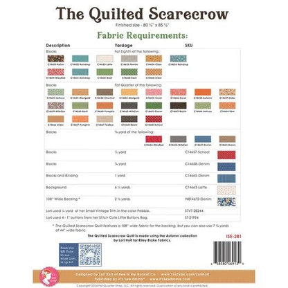 It’s Sew Emma The Quilted Scarecrow Quilt Pattern