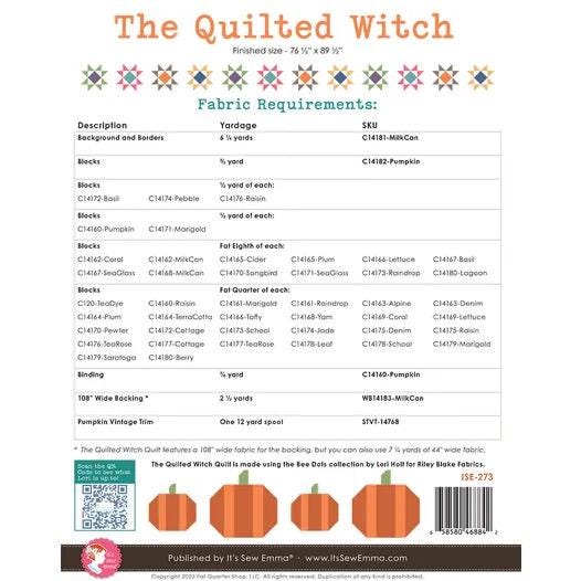 It’s Sew Emma The Quilted Witch Quilt Pattern