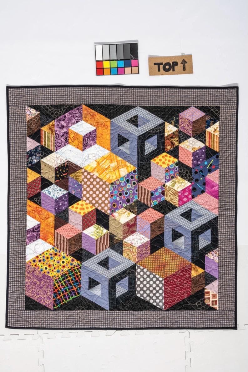 C&T Publishing 3D Magic Simple Blocks, Striking Quilts Pattern Book (Softcover)