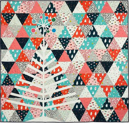 Everyday Stitches Tinsel Tree Quilt Pattern - 2 Size Variations Per Pattern