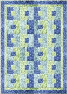 Fabric Cafe Attraction Quilt Pattern Finished Size 44"x62"