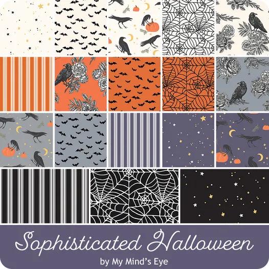 Riley Blake Sophisticated Halloween Fabric Collection 2.5" Rolie Poile