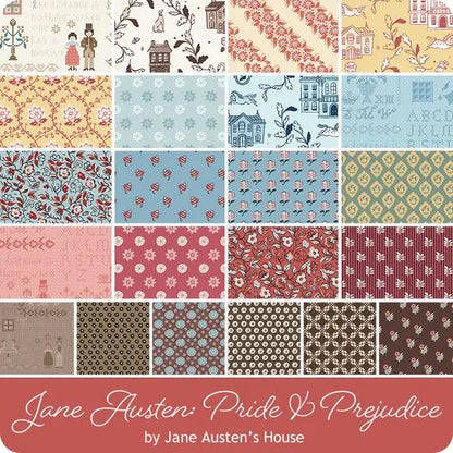 Riley Blake Pride & Prejudice Fabric Collection 10" Stacker (42 Pieces Per Bundle)