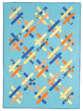 A Bright Corner Quartet Quilt Pattern (4 Size Variations Per Pattern)