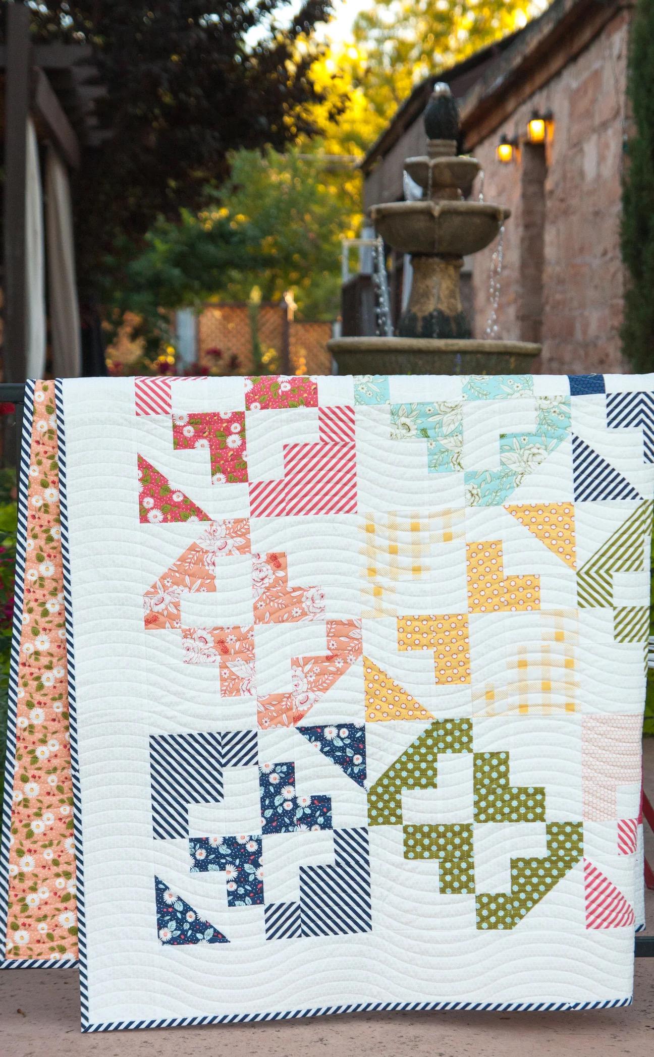 Lella Boutique June Bug Quilt Pattern Finished Size: 68.5"x68.5"