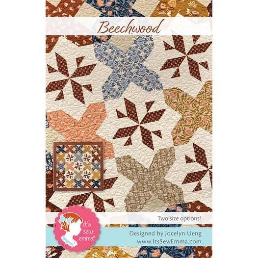 It’s Sew Emma Beechwood Quilt Pattern - 2 Size Variations Per Pattern ISE286