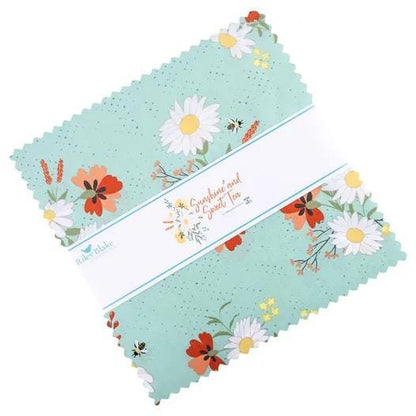 Riley Blake Sunshine & Sweet Tea Fabric Collection 10" Stacker