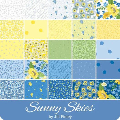 Riley Blake Sunny Skies Fabric Collection 10" Stacker (42 Pieces Per Bundle)