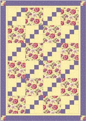 Fabric Cafe City Lights Quilt Pattern Finished Size 43”x61”