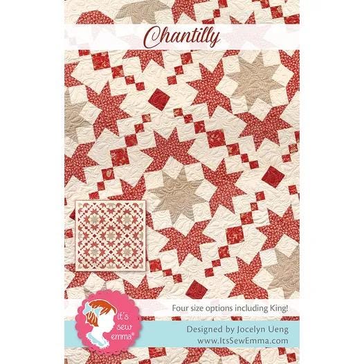 It’s Sew Emma Chantilly Quilt Pattern - 4 Size Variations Per Pattern ISE-137