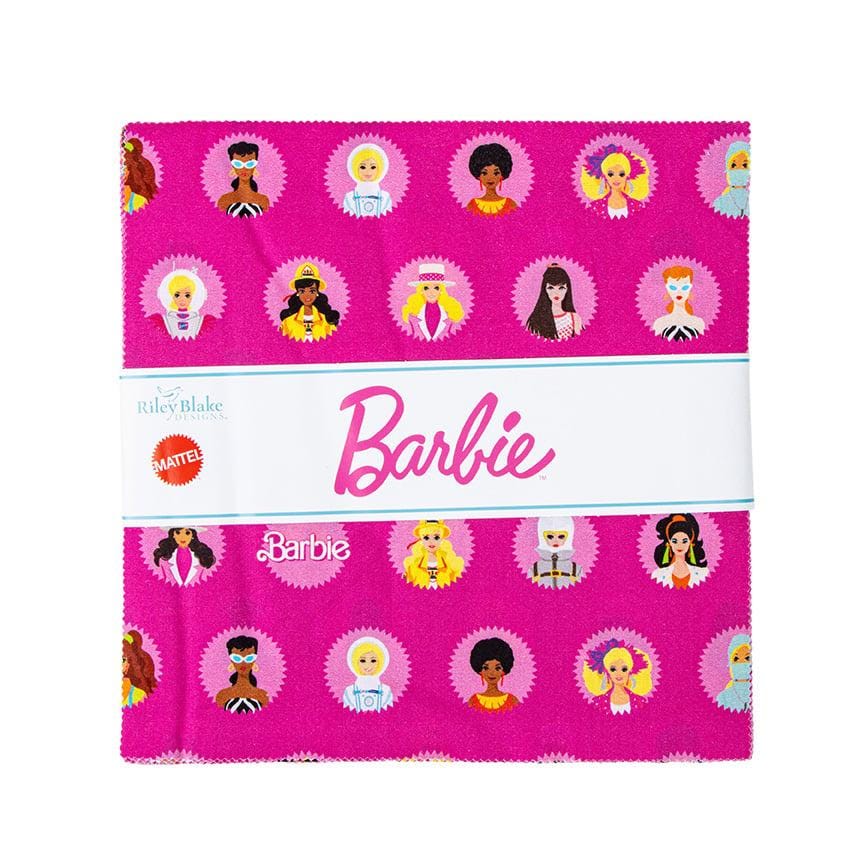 Riley Blake Barbie World Fabric Collection 10" Stacker