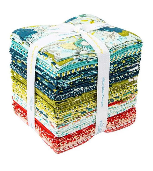 Riley Blake Floral Gardens Fabric Collection 19 Fat Quarter Bundle