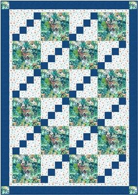 Fabric Cafe City Lights Quilt Pattern Finished Size 43”x61”