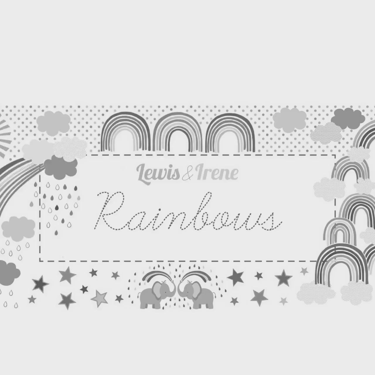 Lewis & Irene Rainbows Fabric Collection All Over Rainbows on Light Green Premium 100% Cotton Quilt Shop Quality Fabrics