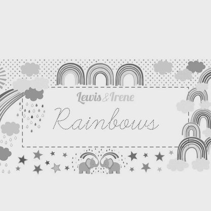 Lewis & Irene Rainbows Bumbleberries Fabric Collection Rainbow Yellows QSQ100% Cotton