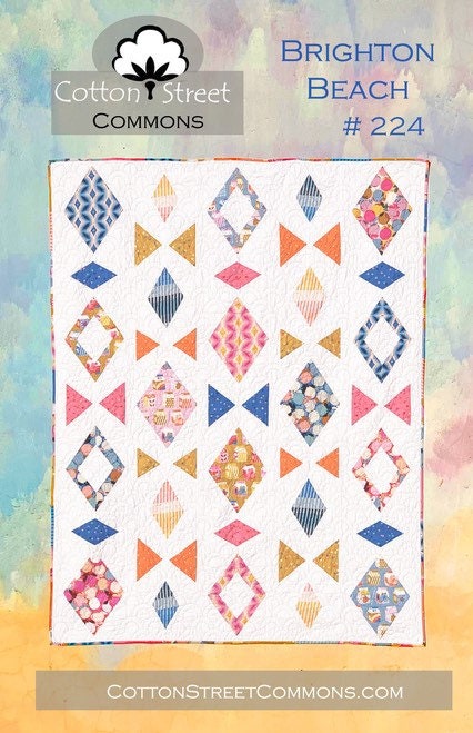 Cotton Street Commons Brighton Beach Quilt Pattern Finished Size: 62"x78"