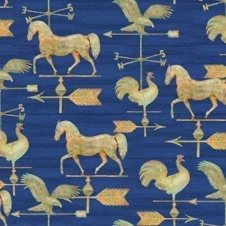 3Wishes Patriotic Summer Fabric Collection - Patriotic Weathervane