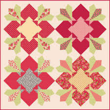 Charisma Horton I Like Big Blooms Quilt Kit Featuring Maywood Studios Sweet Beginnings Fabric Collection Finished Size: 64"x64"