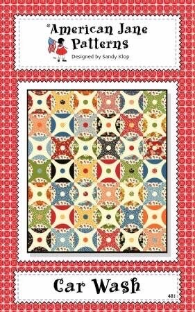 American Jane Patterns Car Wash Quilt Pattern Finished Size:  57"x67"