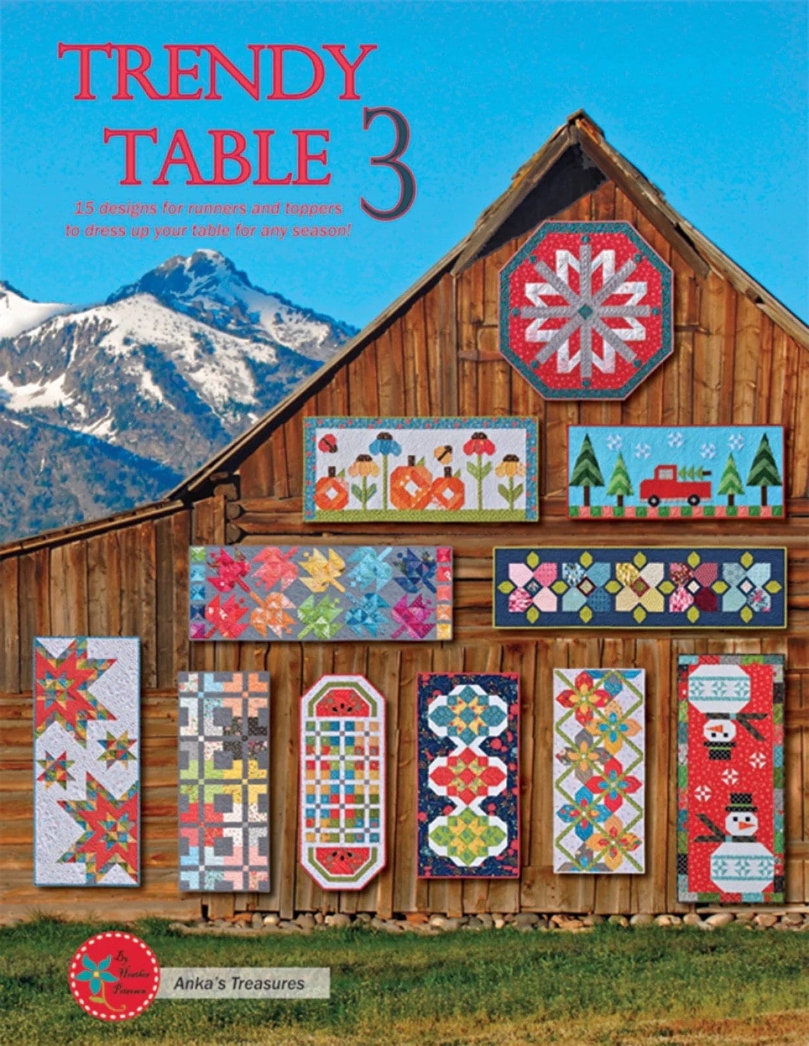 Anka's Treasures Trendy Table 3 Pattern Book  -14 Size Variations Per Pattern