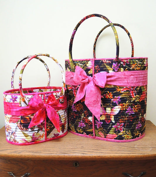 Aunties Two Rockport Carryalls Sewing Pattern  -2 Size Variations Per Pattern AT615