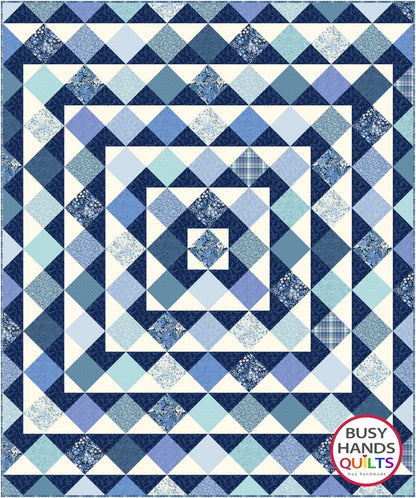 Busy Hands Quilts Skip to My Lou Quilt Pattern - 5 Size Variations Per Pattern